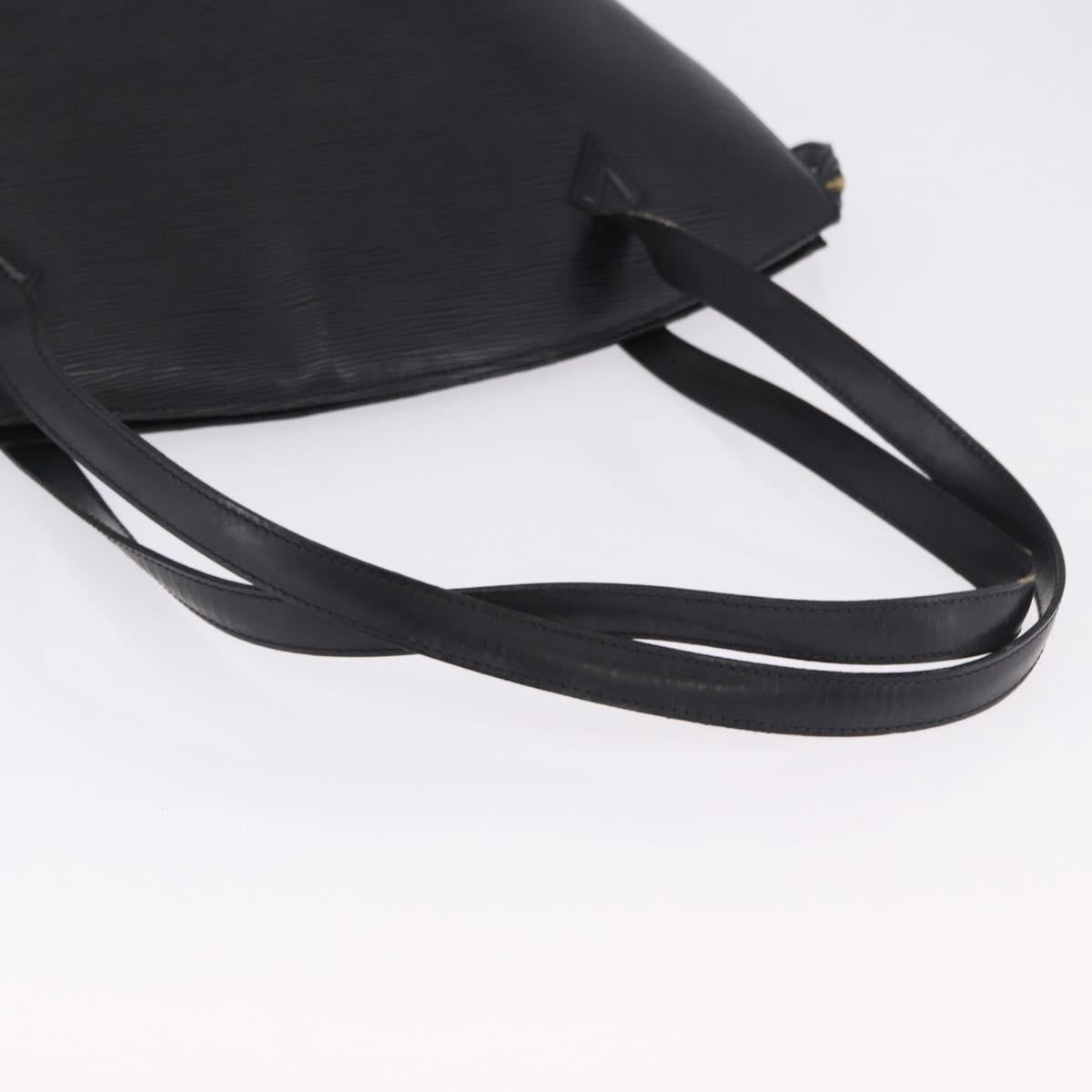 LOUIS VUITTON Epi Saint Jacques Shopping Bag Black M52272 LV Auth 196314