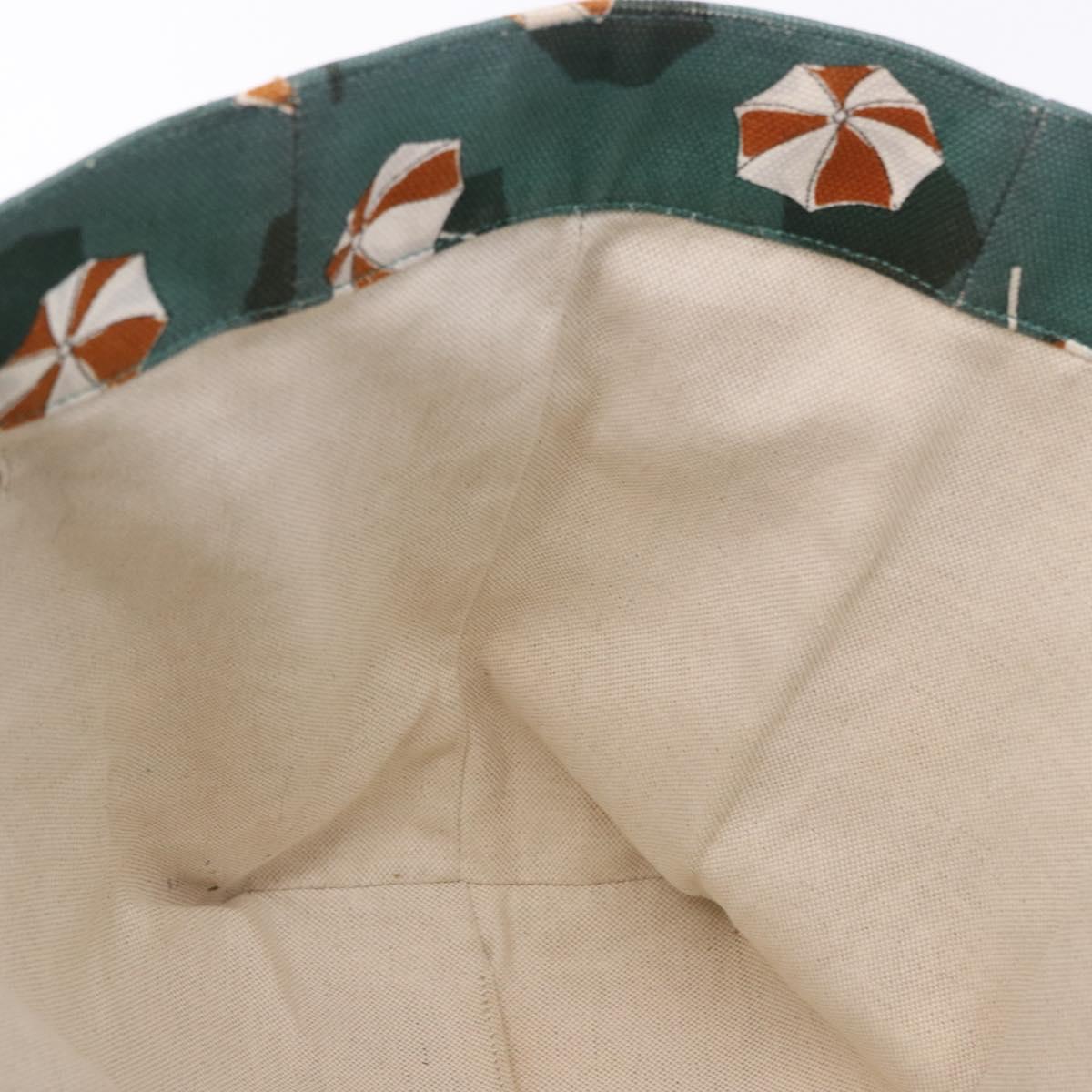 GUCCI Tote Bag Canvas Green 282439 Auth 196317