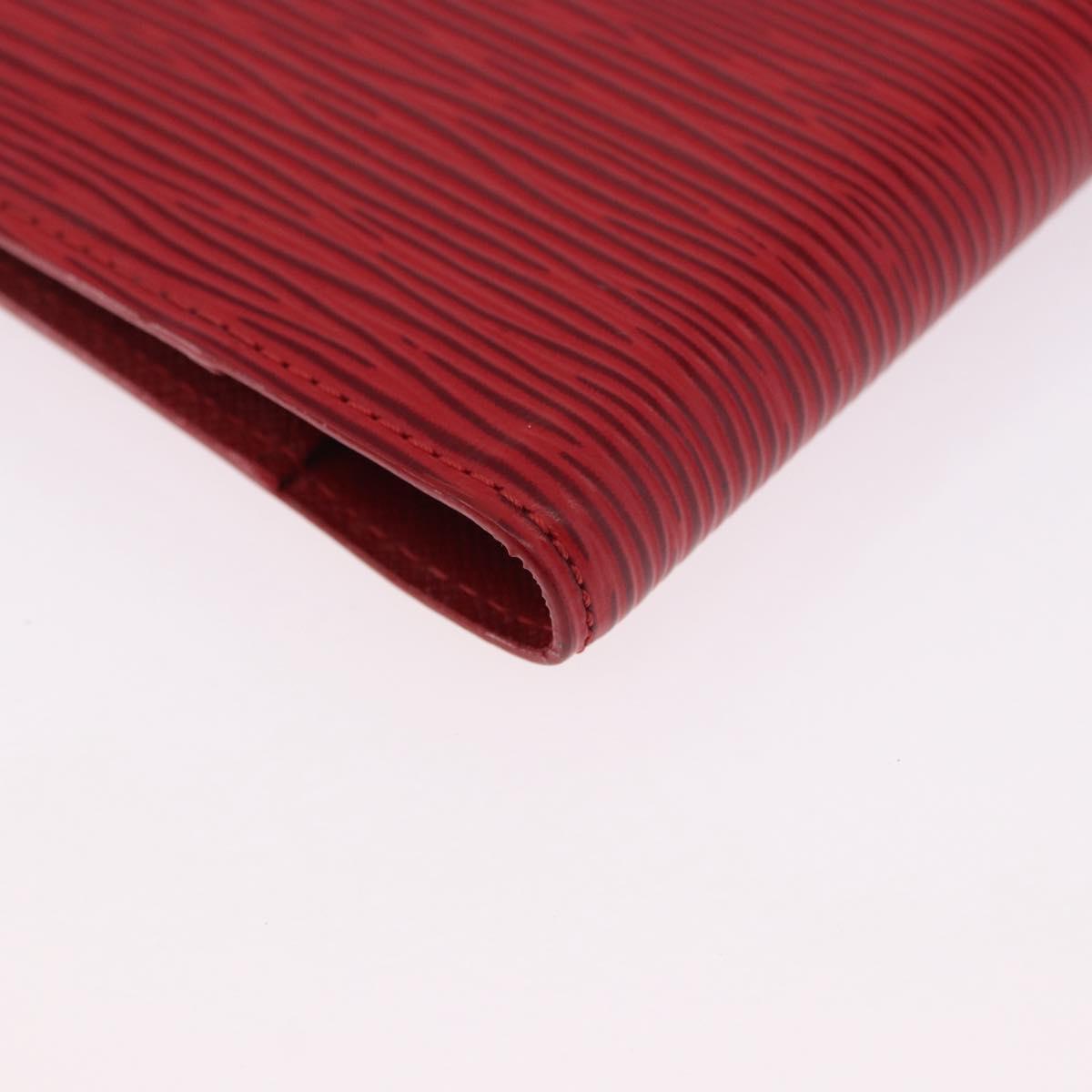 LOUIS VUITTON Epi Agenda PM Day Planner Cover Red R20057 LV Auth 196319