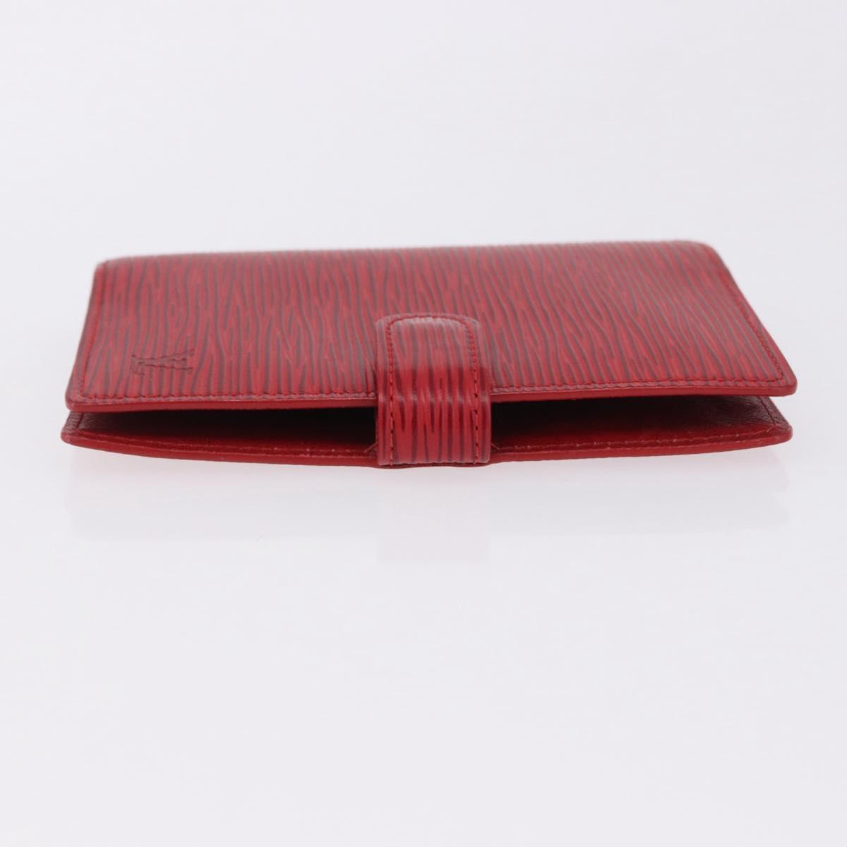 LOUIS VUITTON Epi Agenda PM Day Planner Cover Red R20057 LV Auth 196319