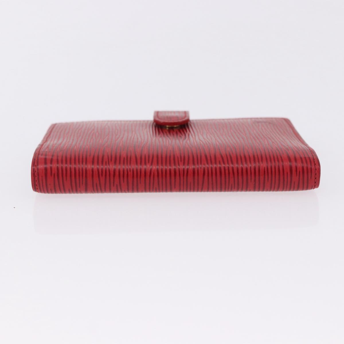 LOUIS VUITTON Epi Agenda PM Day Planner Cover Red R20057 LV Auth 196319
