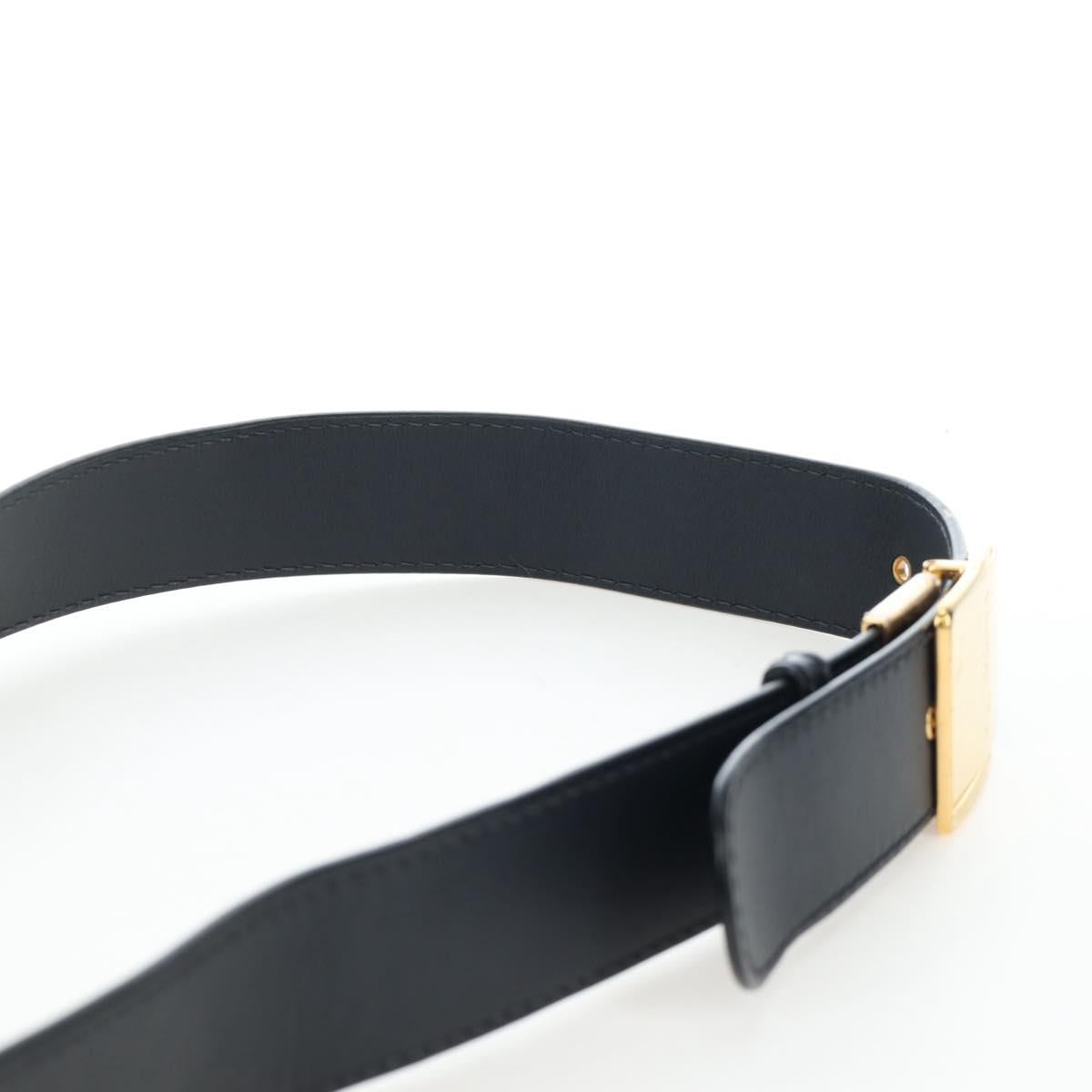 Christian Dior Trotter Canvas Diorissimo Hand Bag Navy Gold Auth 196320M