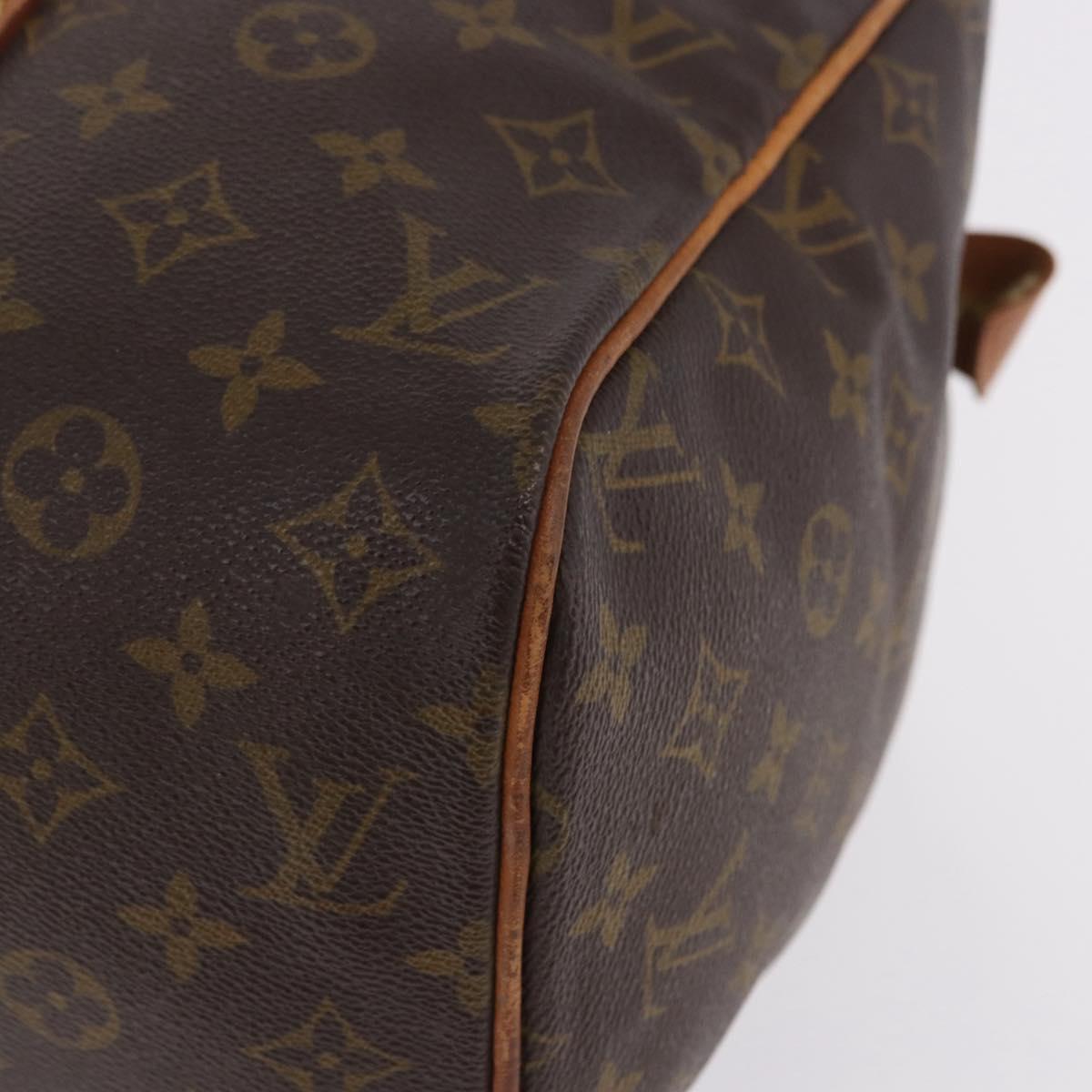 LOUIS VUITTON Monogram Sac Souple 35 Boston Bag M41626 LV Auth 196327