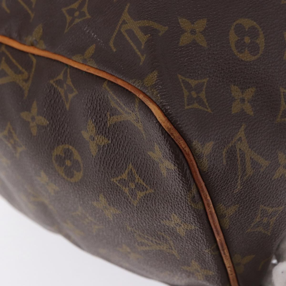 LOUIS VUITTON Monogram Sac Souple 35 Boston Bag M41626 LV Auth 196327
