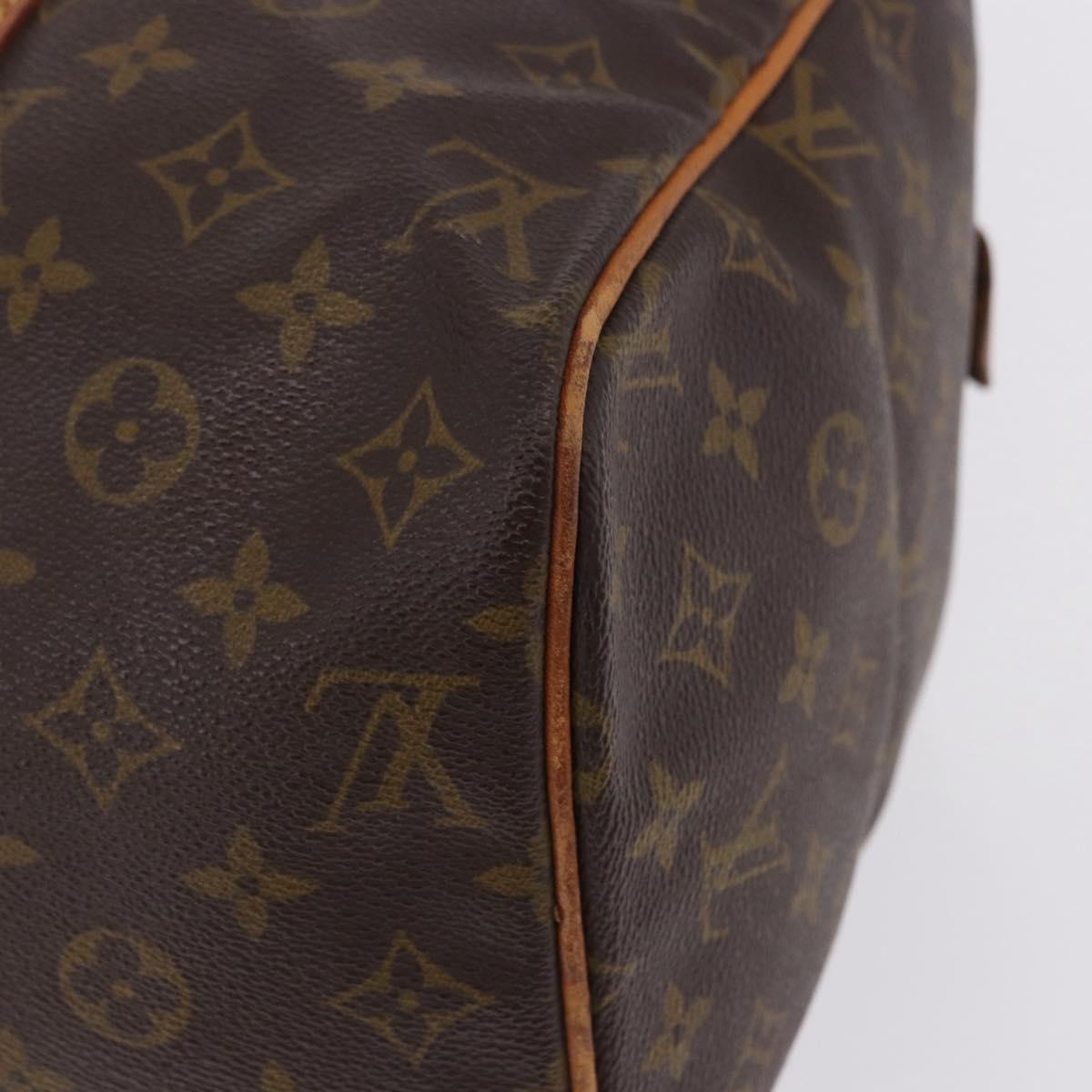 LOUIS VUITTON Monogram Sac Souple 35 Boston Bag M41626 LV Auth 196327