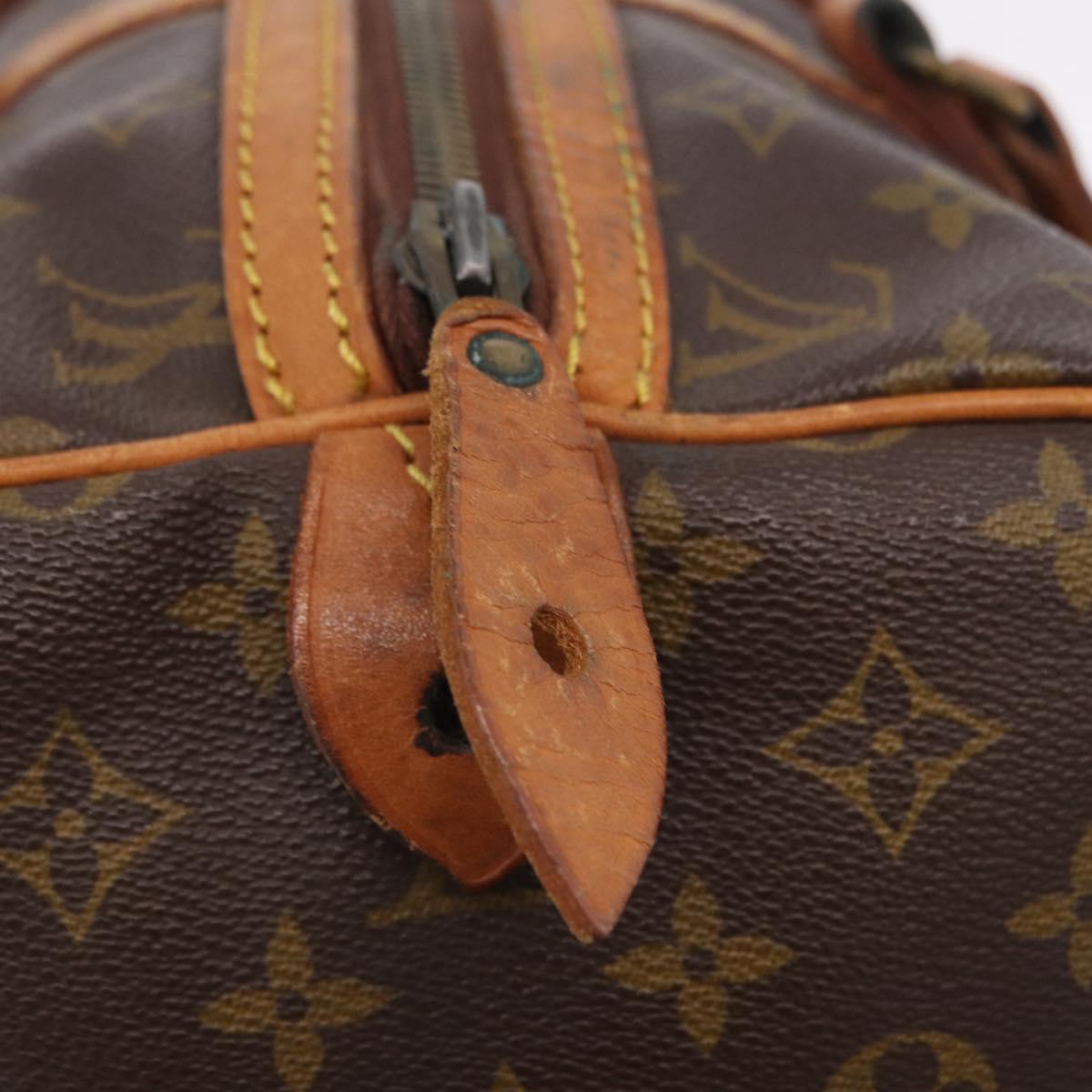 LOUIS VUITTON Monogram Sac Souple 35 Boston Bag M41626 LV Auth 196327