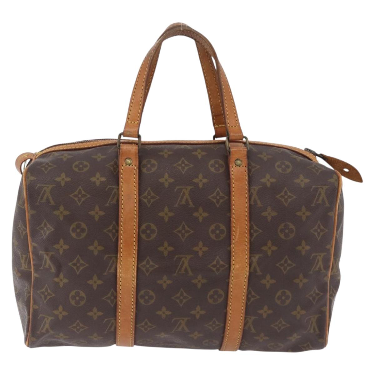 LOUIS VUITTON Monogram Sac Souple 35 Boston Bag M41626 LV Auth 196327