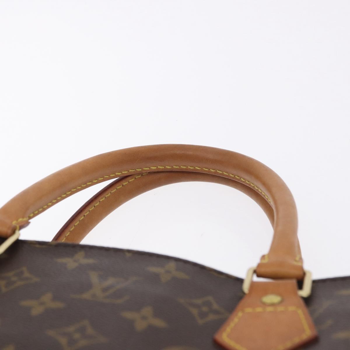 LOUIS VUITTON Monogram Sac Plat Hand Bag M51140 LV Auth 196332