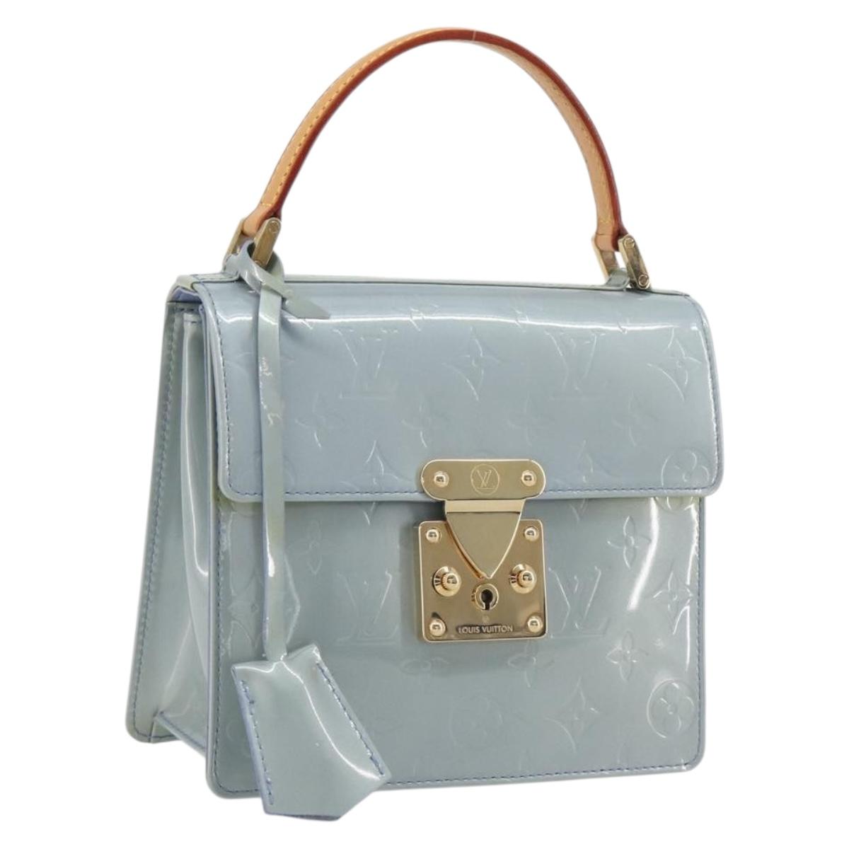 LOUIS VUITTON Monogram Vernis Spring Street Bag Lavande M91216 LV Auth 196340V