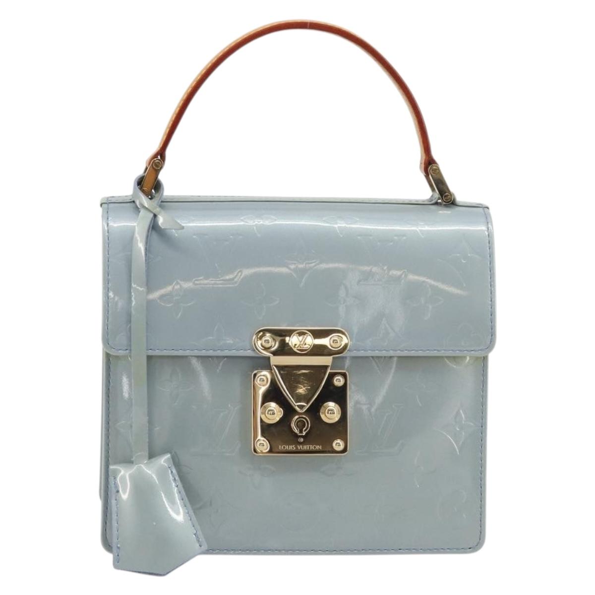 LOUIS VUITTON Monogram Vernis Spring Street Bag Lavande M91216 LV Auth 196340V