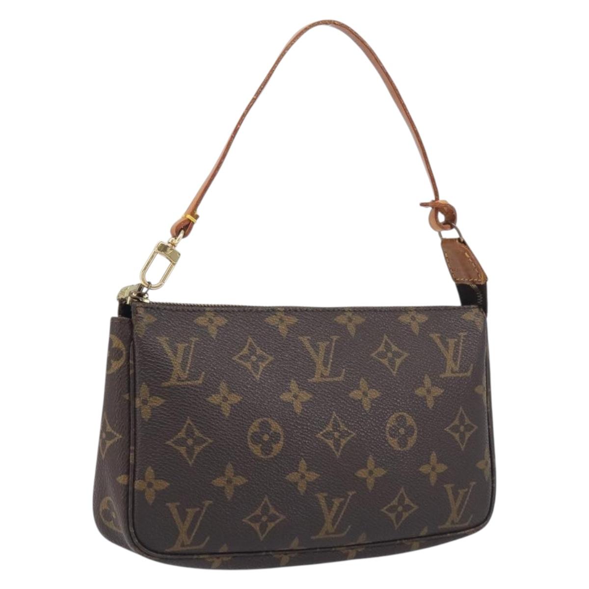 LOUIS VUITTON Monogram Pochette Accessoires Pouch M51980 LV Auth 196345A