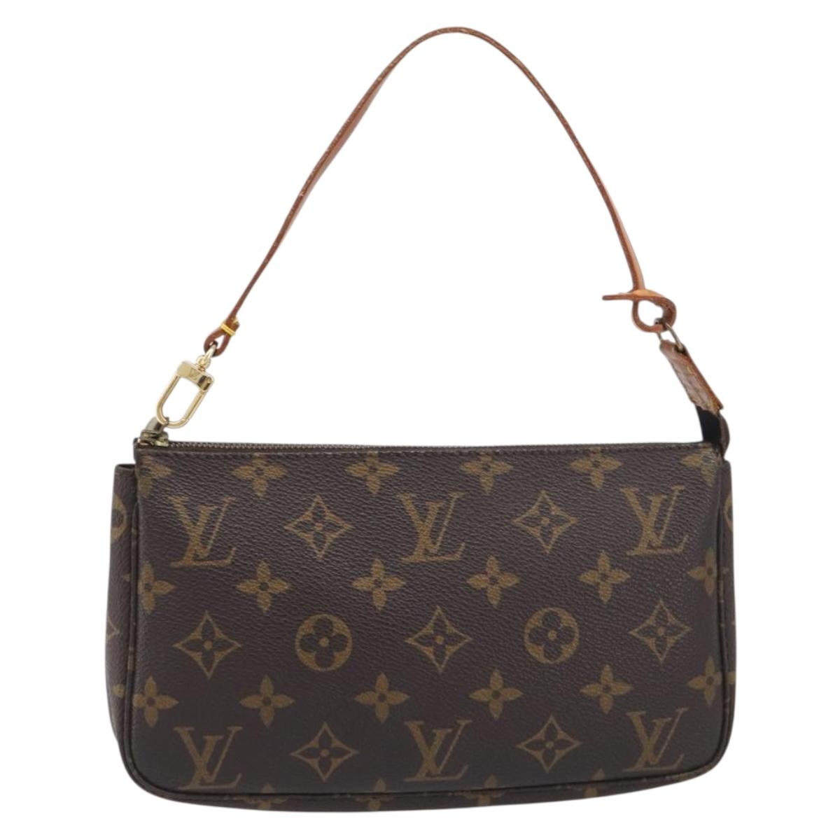 LOUIS VUITTON Monogram Pochette Accessoires Pouch M51980 LV Auth 196345A