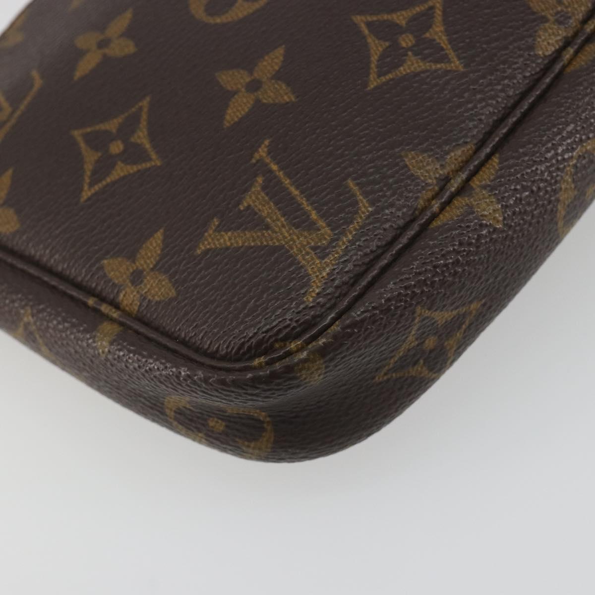 LOUIS VUITTON Monogram Pochette Accessoires Pouch M51980 LV Auth 196347