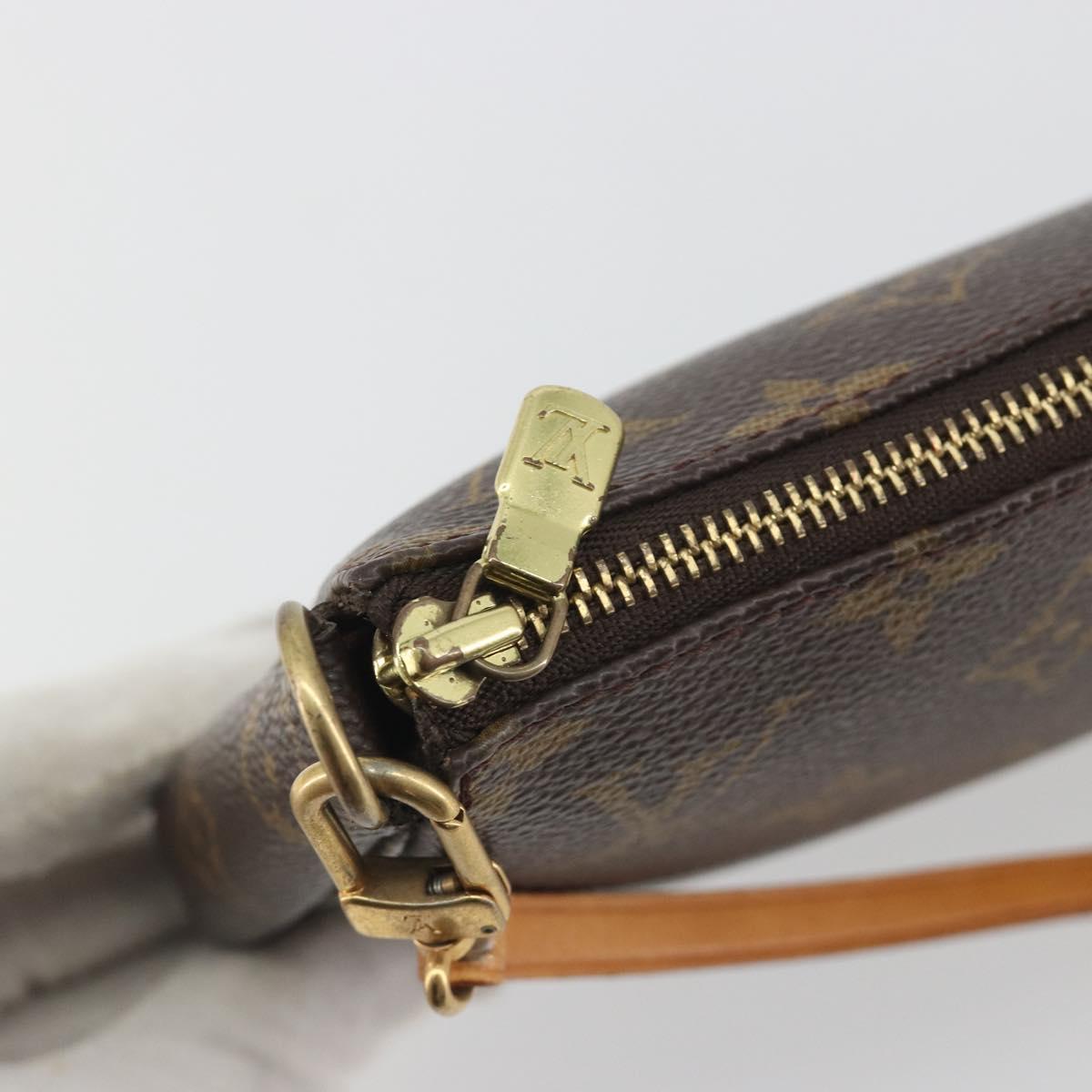 LOUIS VUITTON Monogram Pochette Accessoires Pouch M51980 LV Auth 196347