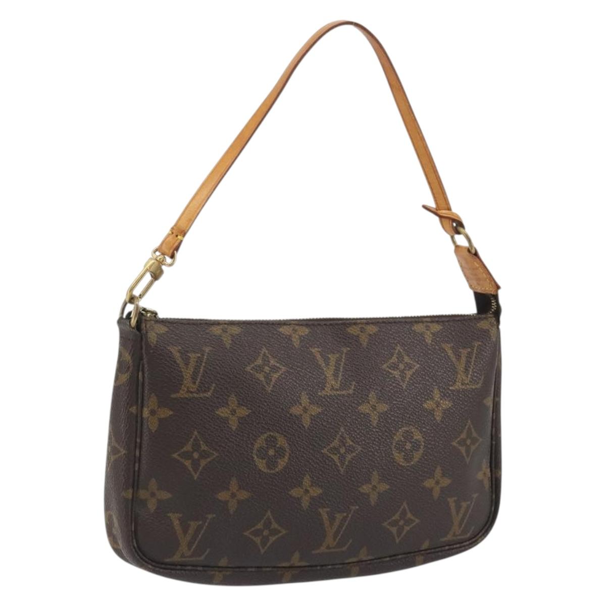 LOUIS VUITTON Monogram Pochette Accessoires Pouch M51980 LV Auth 196347