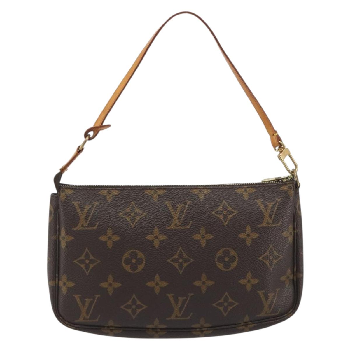 LOUIS VUITTON Monogram Pochette Accessoires Pouch M51980 LV Auth 196347