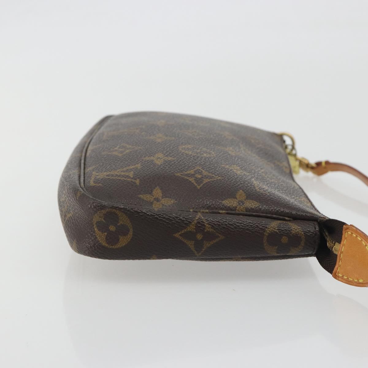 LOUIS VUITTON Monogram Pochette Accessoires Pouch M51980 LV Auth 196347