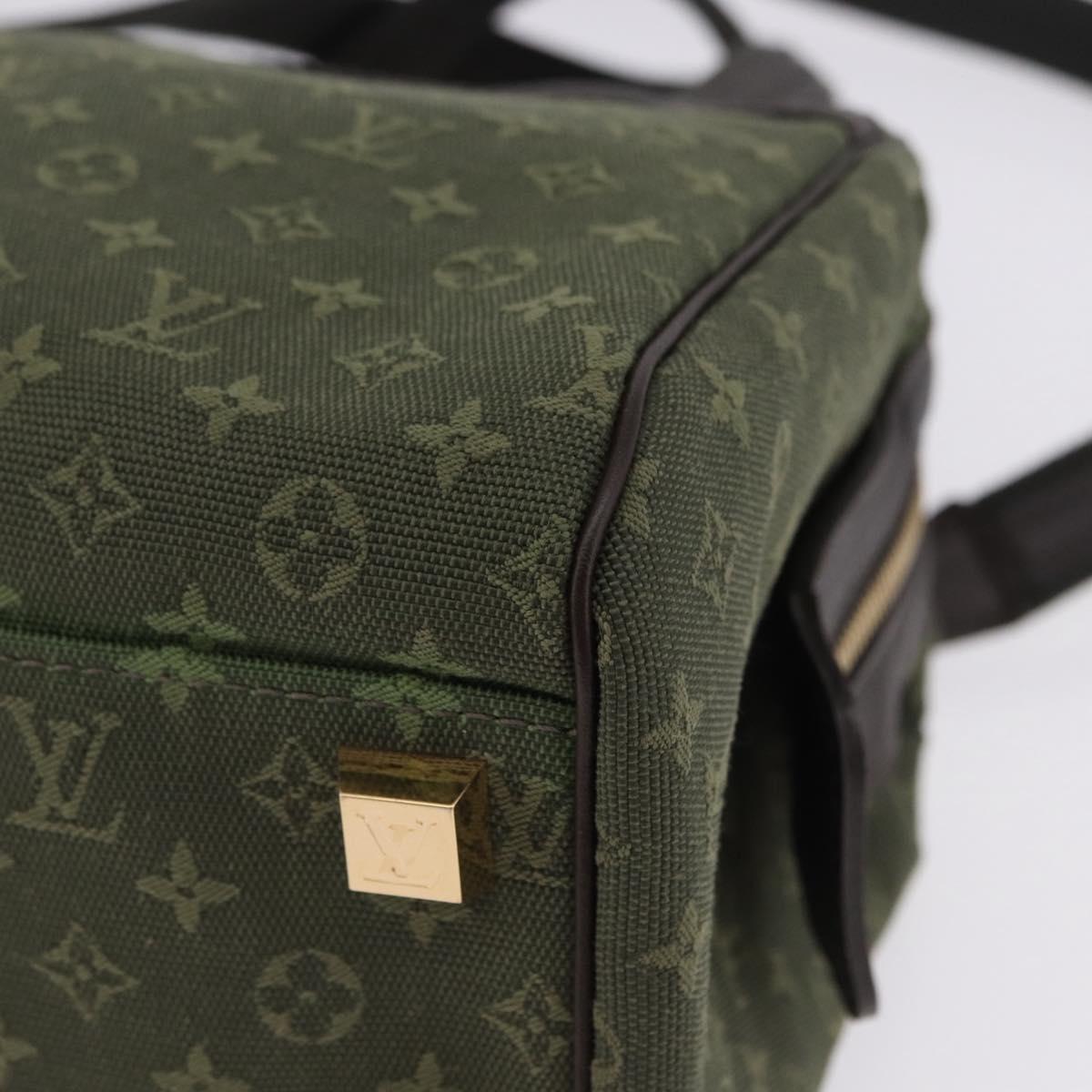 LOUIS VUITTON Monogram Mini Josephine PM Hand Bag TST Khaki M92415 Auth 196352A