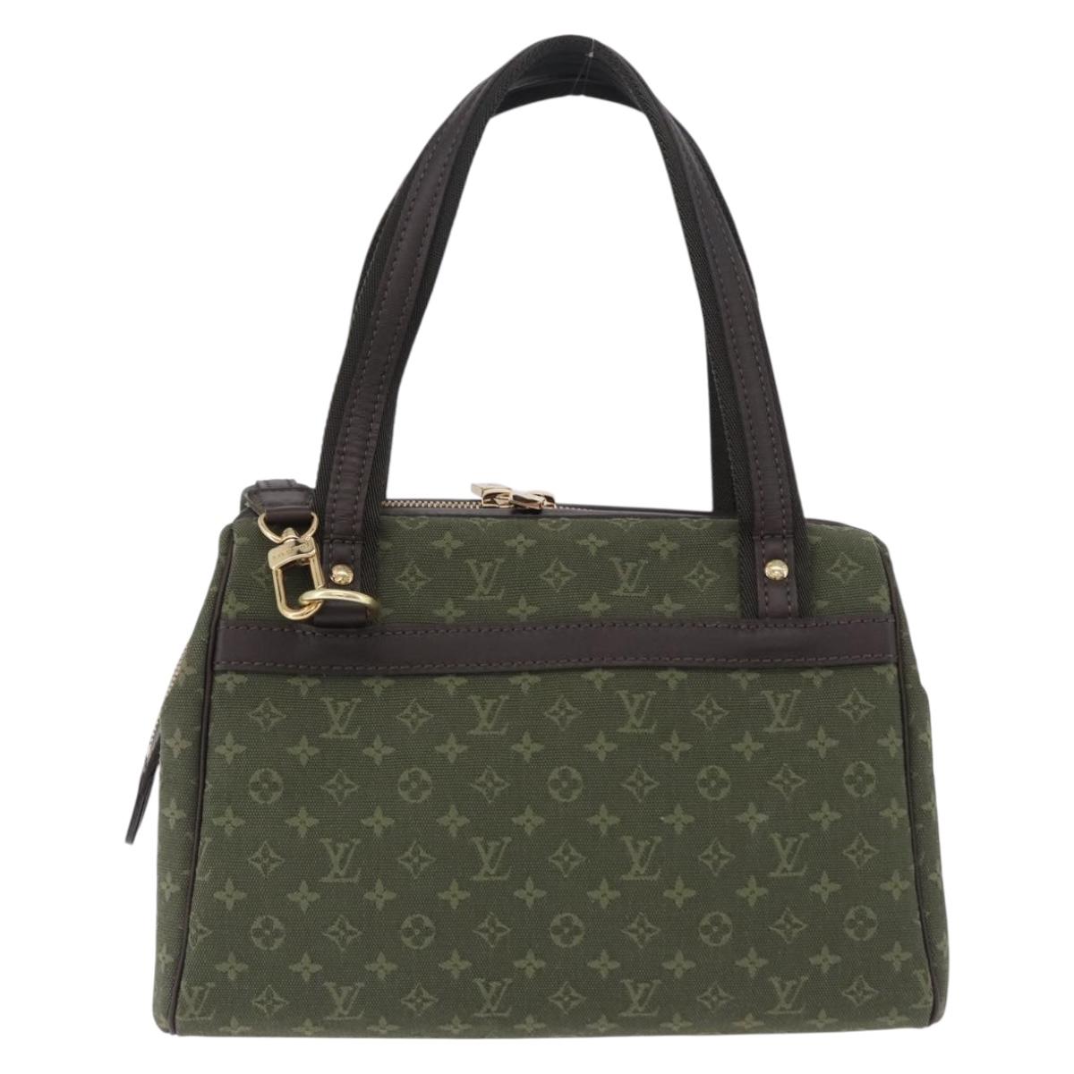 LOUIS VUITTON Monogram Mini Josephine PM Hand Bag TST Khaki M92415 Auth 196352A