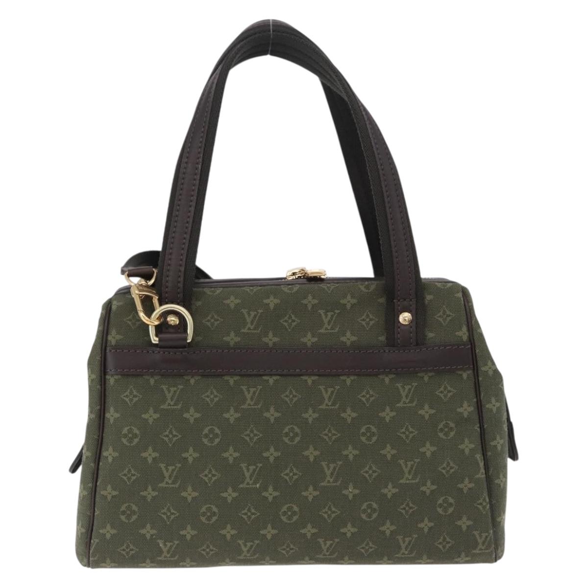 LOUIS VUITTON Monogram Mini Josephine PM Hand Bag TST Khaki M92415 Auth 196352A
