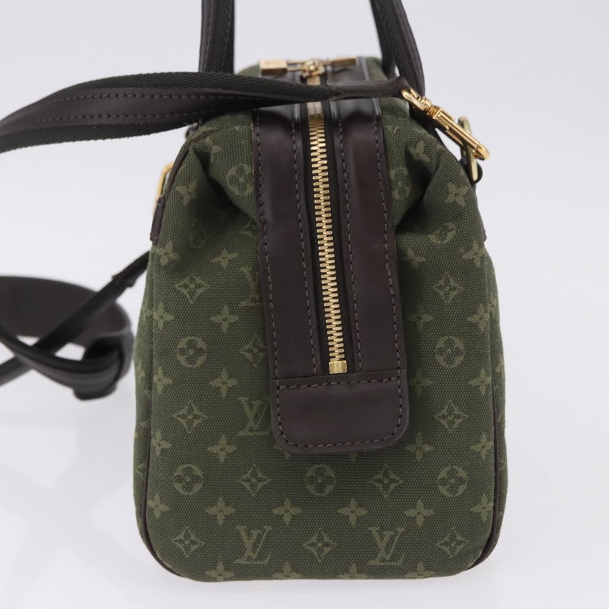 LOUIS VUITTON Monogram Mini Josephine PM Hand Bag TST Khaki M92415 Auth 196352A