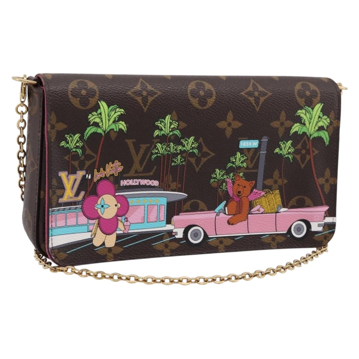 LOUIS VUITTON Monogram Vivienne Pochette Felice Bag M80859 LV Auth 196366M