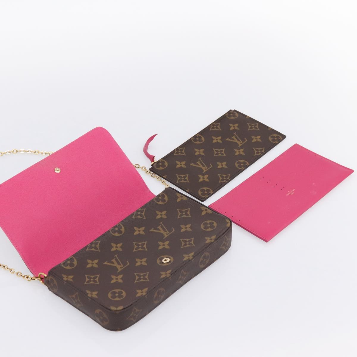 LOUIS VUITTON Monogram Vivienne Pochette Felice Bag M80859 LV Auth 196366M