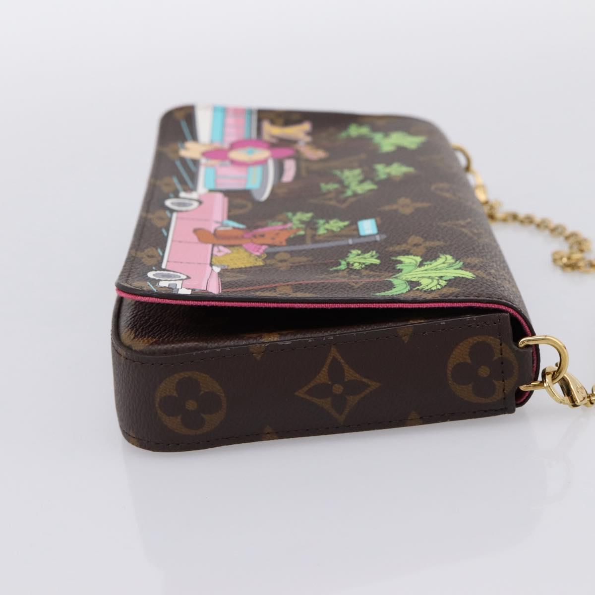 LOUIS VUITTON Monogram Vivienne Pochette Felice Bag M80859 LV Auth 196366M