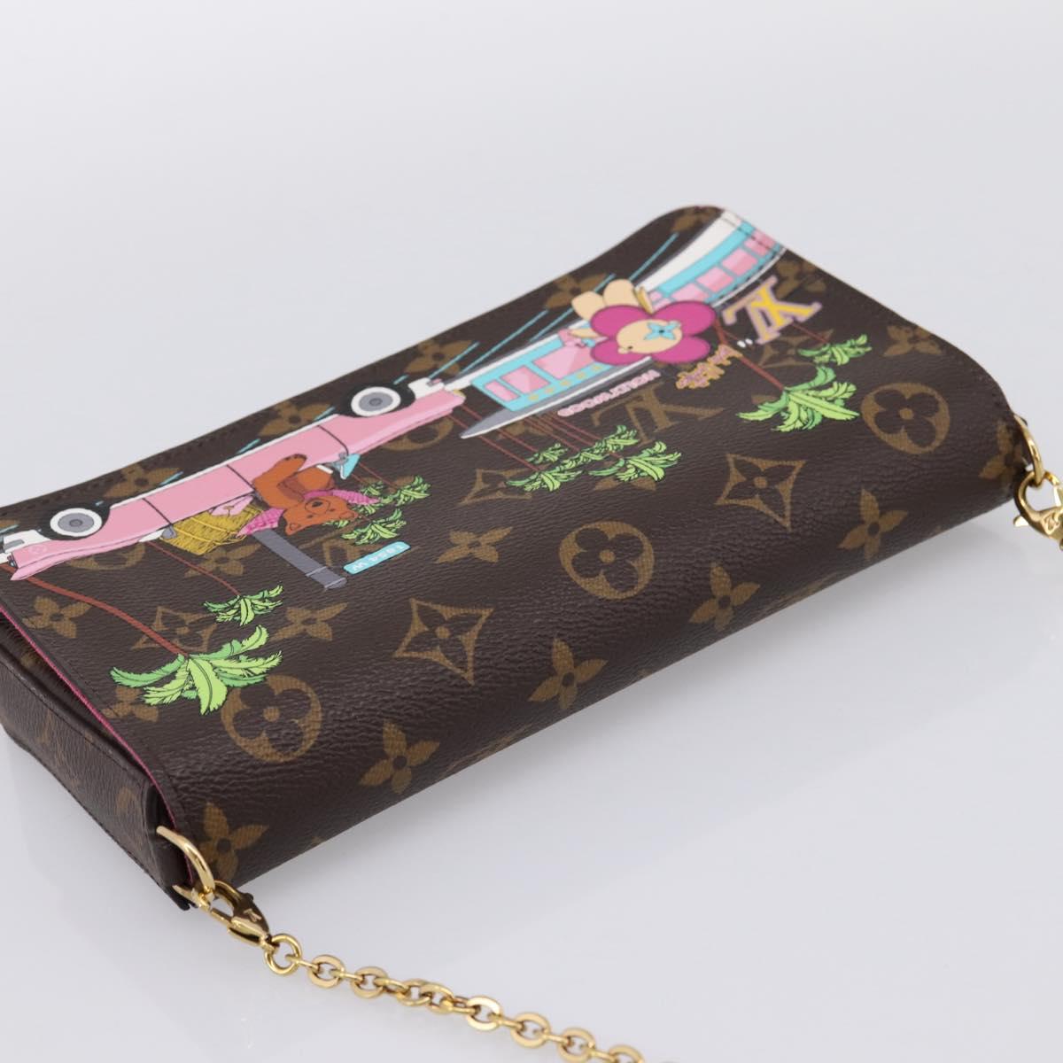 LOUIS VUITTON Monogram Vivienne Pochette Felice Bag M80859 LV Auth 196366M