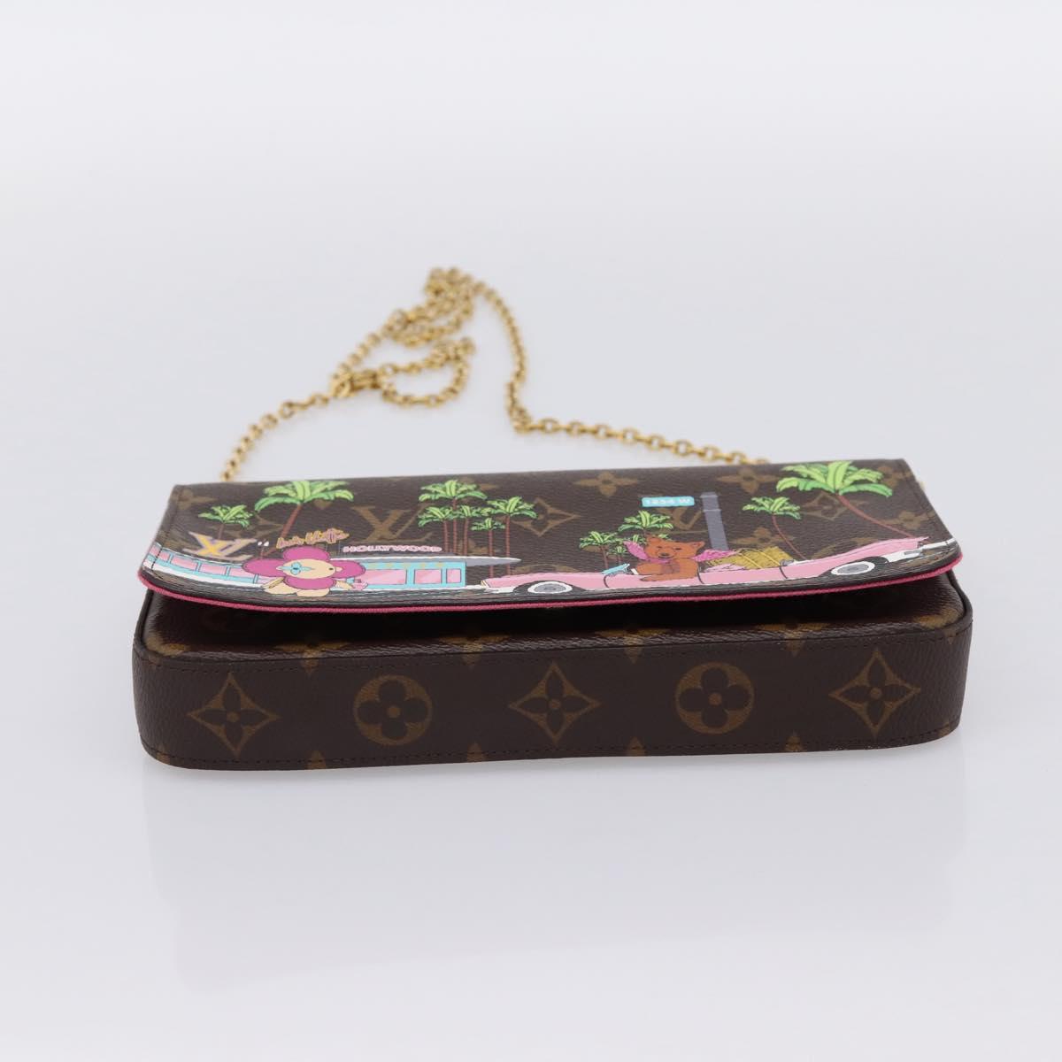 LOUIS VUITTON Monogram Vivienne Pochette Felice Bag M80859 LV Auth 196366M