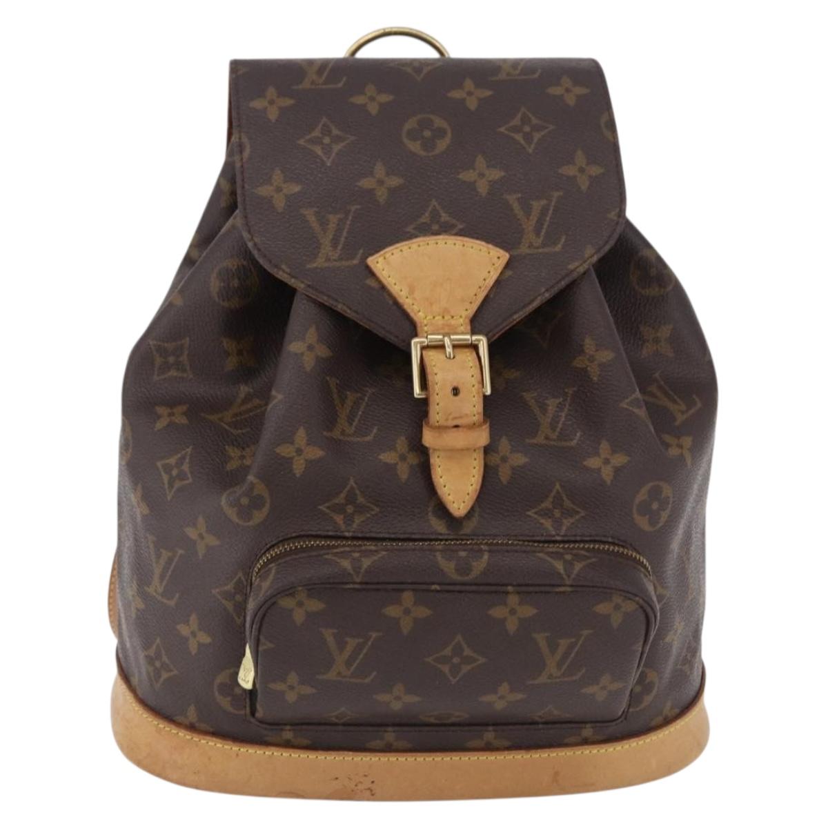 LOUIS VUITTON Monogram Montsouris MM Backpack M51136 LV Auth 196369A