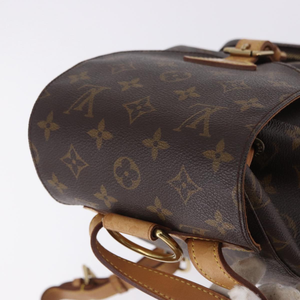 LOUIS VUITTON Monogram Montsouris MM Backpack M51136 LV Auth 196369A