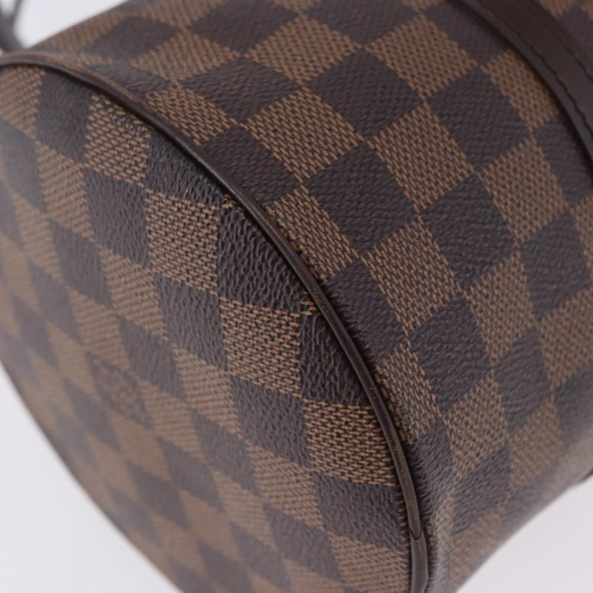 LOUIS VUITTON Damier Ebene Papillon 30 Hand Bag N51303 LV Auth 196373A