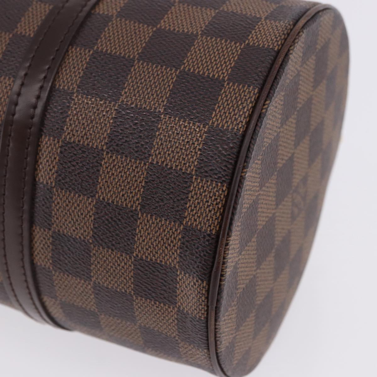 LOUIS VUITTON Damier Ebene Papillon 30 Hand Bag N51303 LV Auth 196373A
