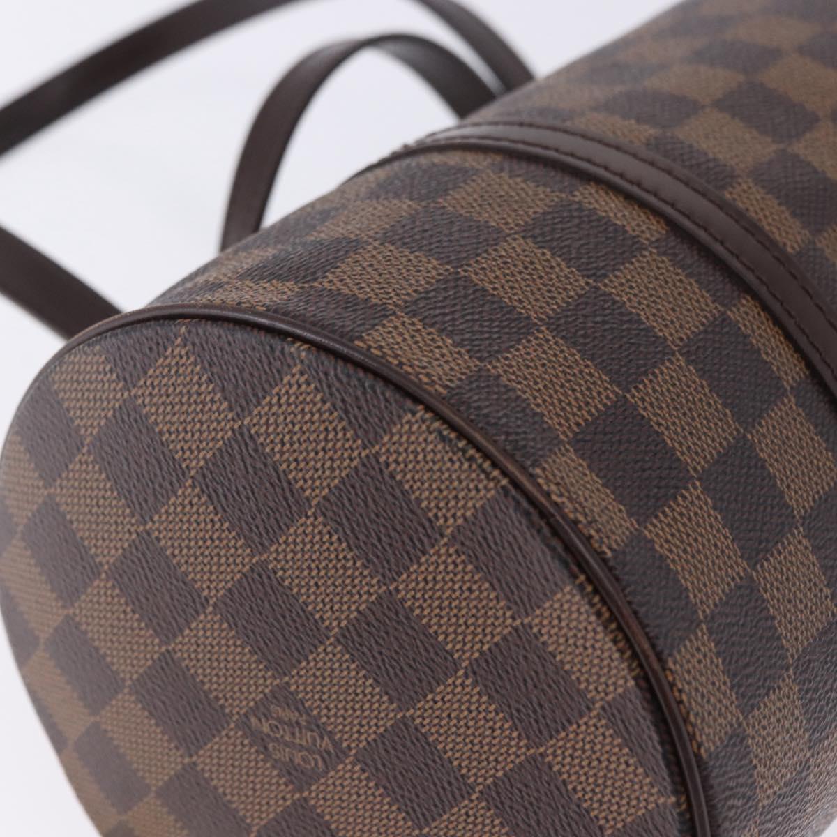 LOUIS VUITTON Damier Ebene Papillon 30 Hand Bag N51303 LV Auth 196373A