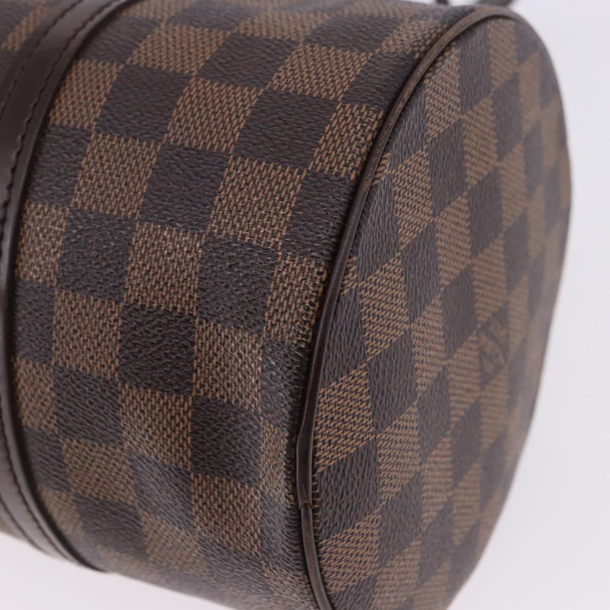 LOUIS VUITTON Damier Ebene Papillon 30 Hand Bag N51303 LV Auth 196373A