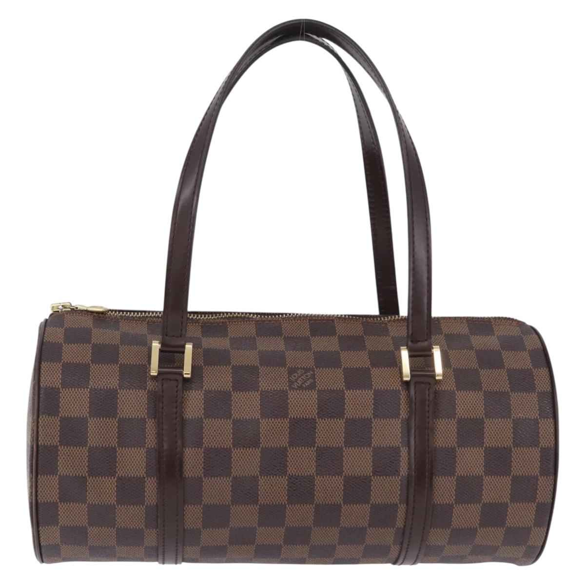 LOUIS VUITTON Damier Ebene Papillon 30 Hand Bag N51303 LV Auth 196373A