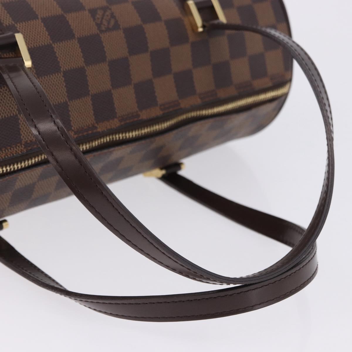 LOUIS VUITTON Damier Ebene Papillon 30 Hand Bag N51303 LV Auth 196373A