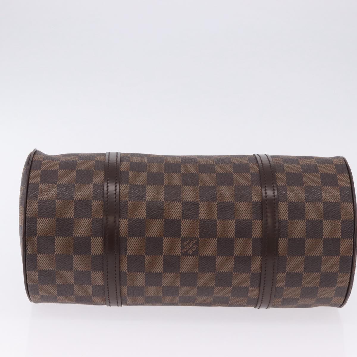 LOUIS VUITTON Damier Ebene Papillon 30 Hand Bag N51303 LV Auth 196373A