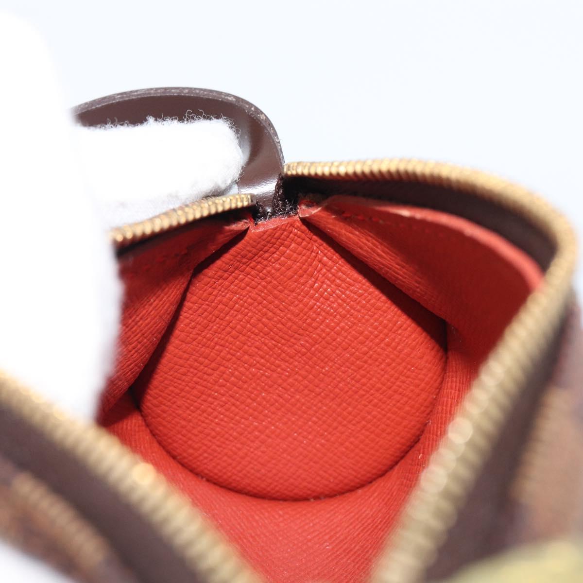LOUIS VUITTON Damier Ebene Papillon Pouch LV Auth 196374A