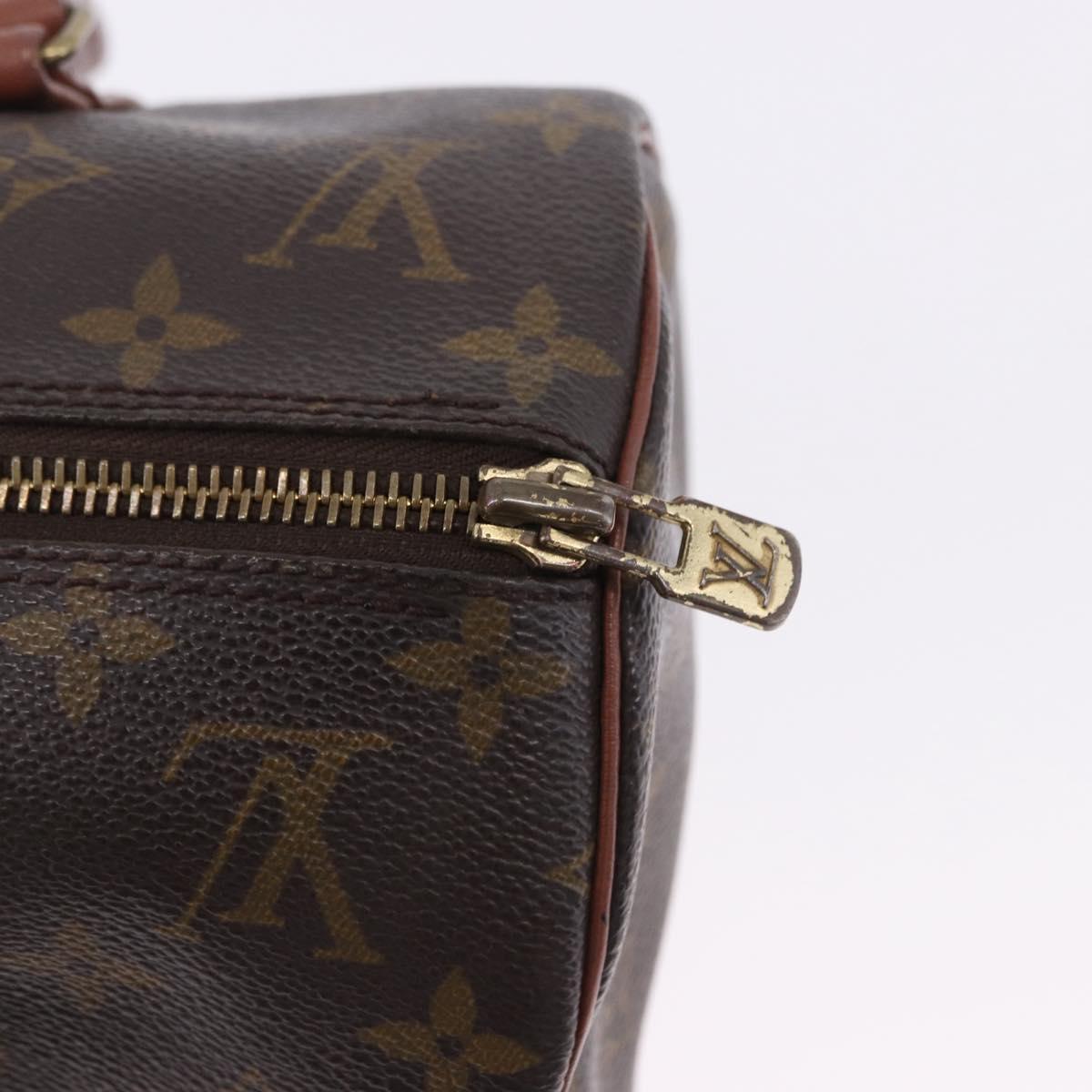 LOUIS VUITTON Monogram Papillon 30 Hand Bag M51365 LV Auth 196375