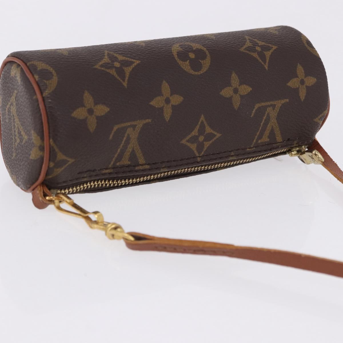 LOUIS VUITTON Monogram Papillon Pouch LV Auth 196376
