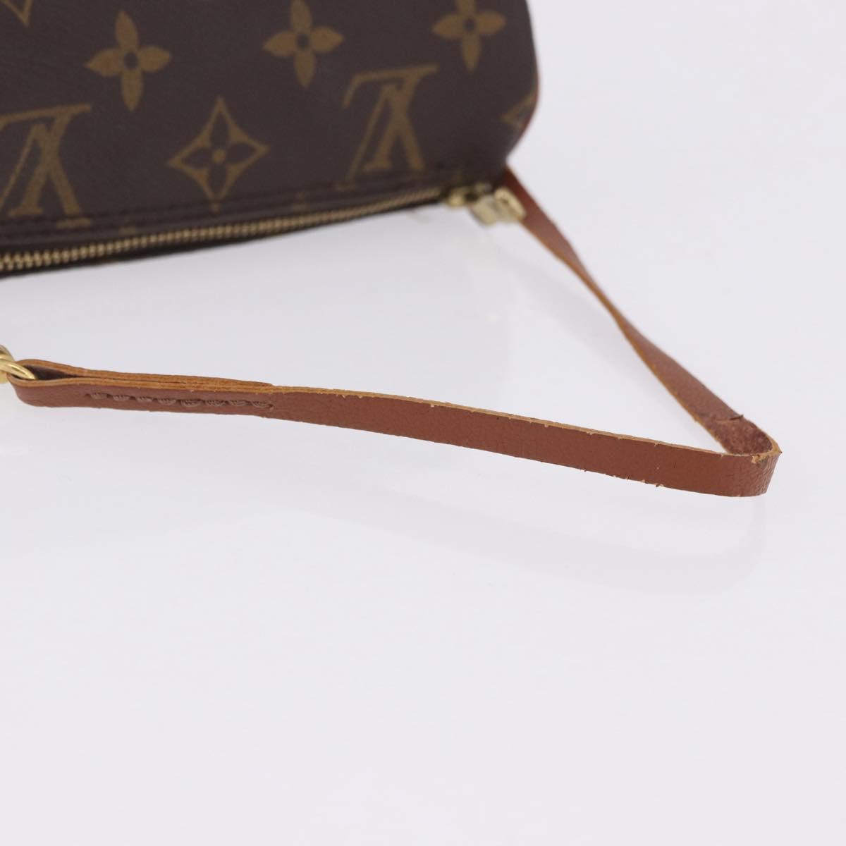 LOUIS VUITTON Monogram Papillon Pouch LV Auth 196376