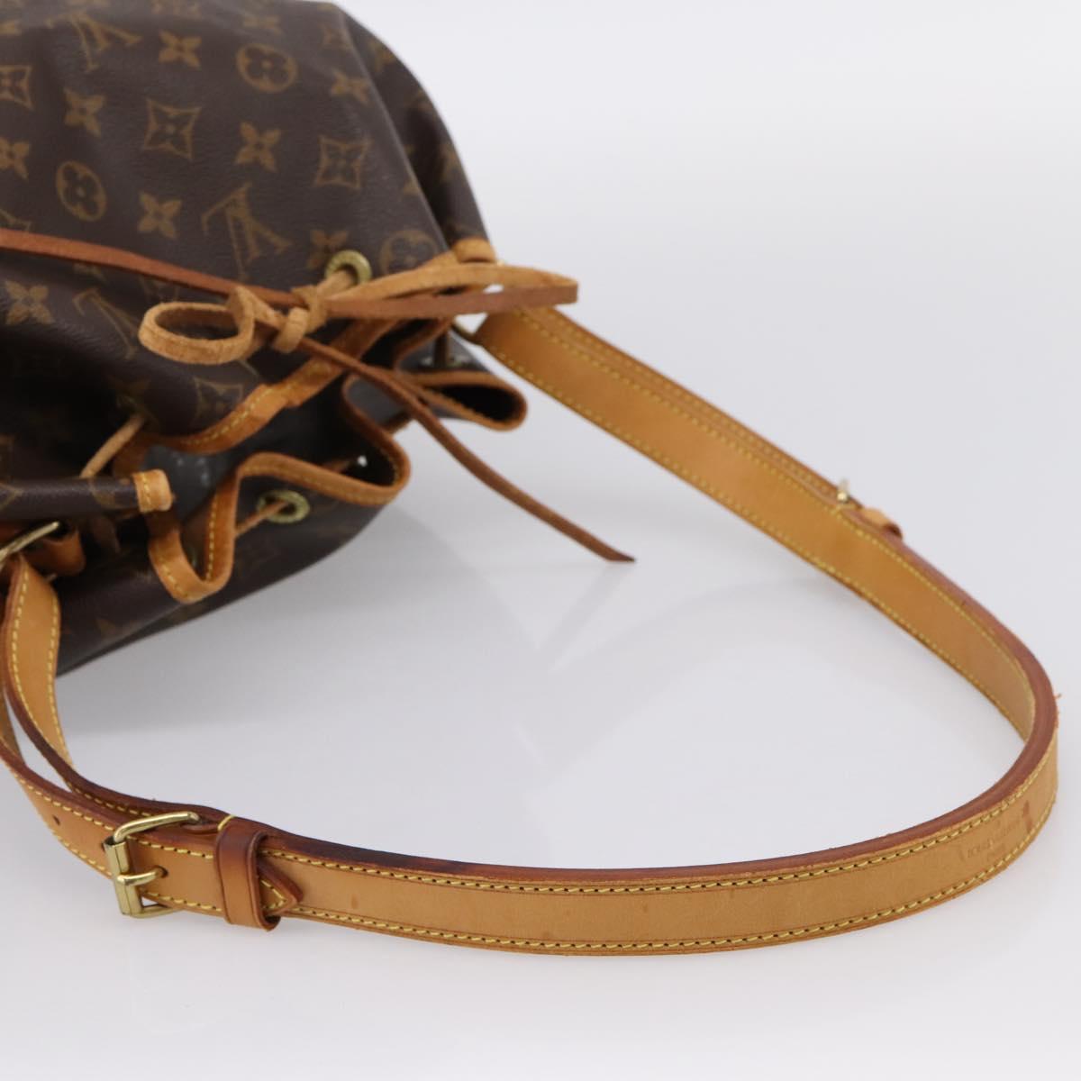 LOUIS VUITTON Monogram Petit Noe Shoulder Bag M42226 LV Auth 196380A