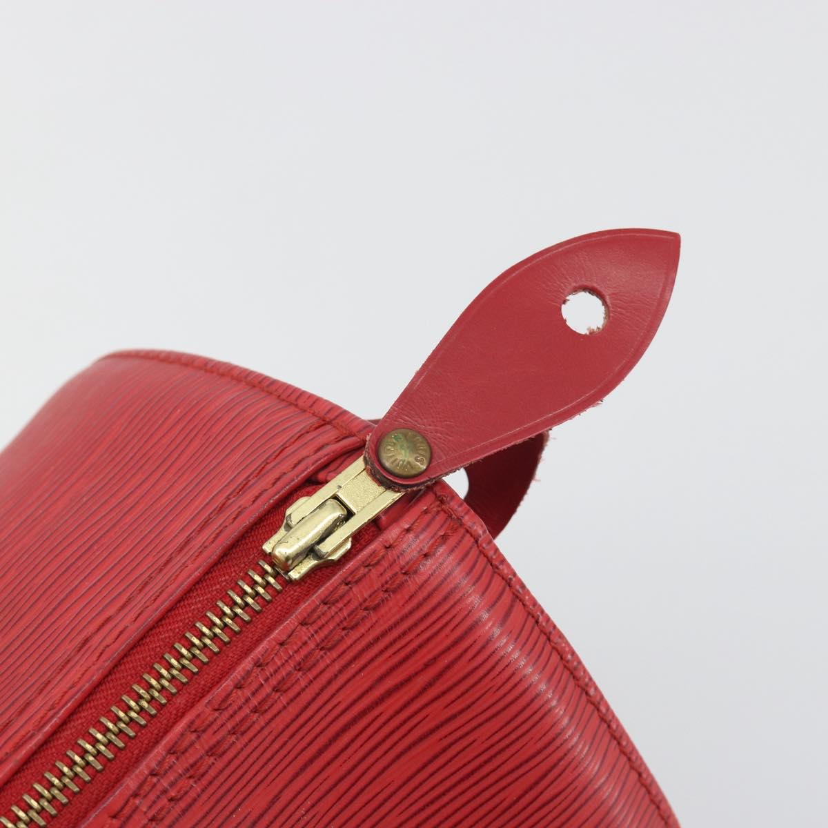 LOUIS VUITTON Epi Speedy 25 Hand Bag Castilian Red M43017 LV Auth 196381A