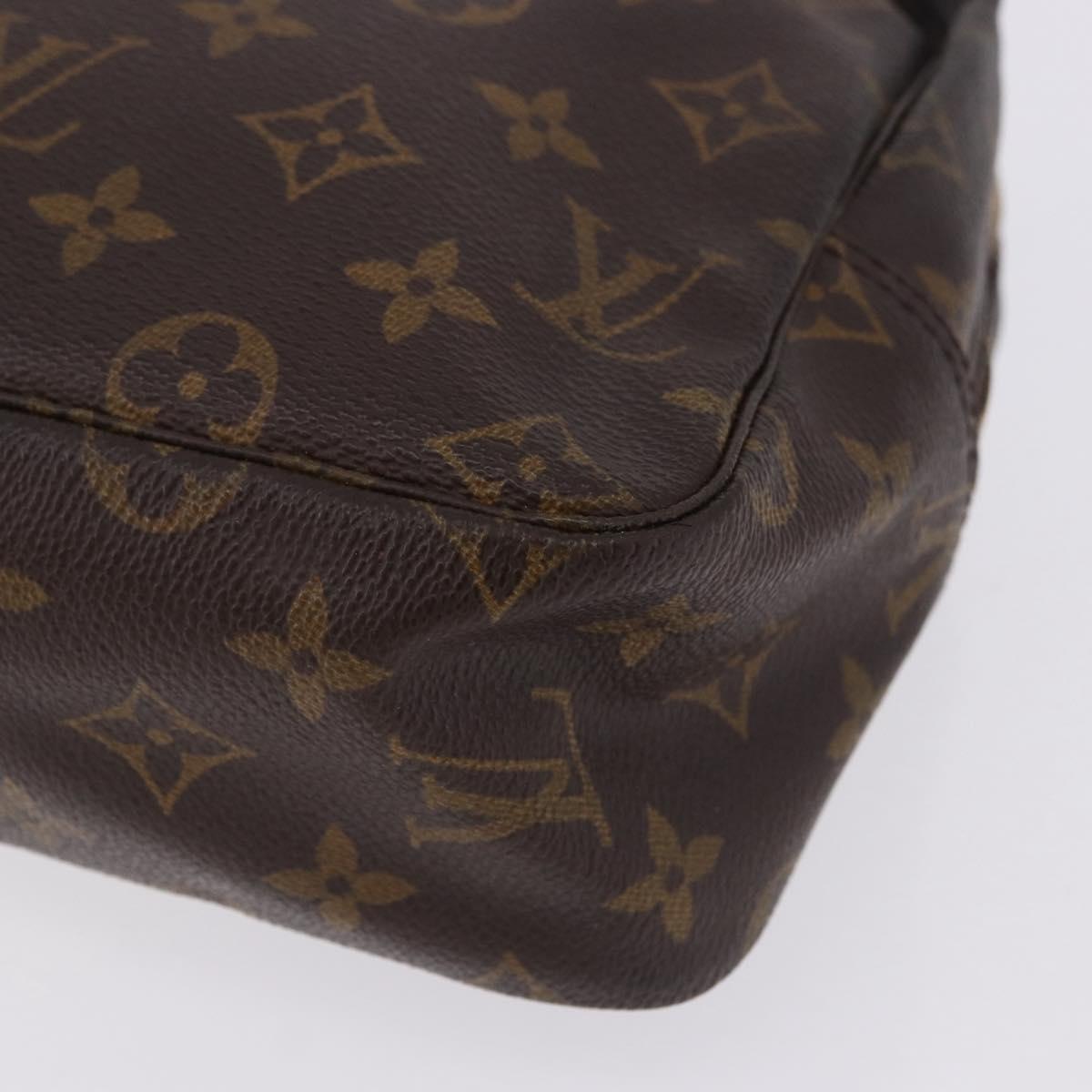 LOUIS VUITTON Monogram Trousse Toilette 28 Clutch Bag M47522 LV Auth 196383