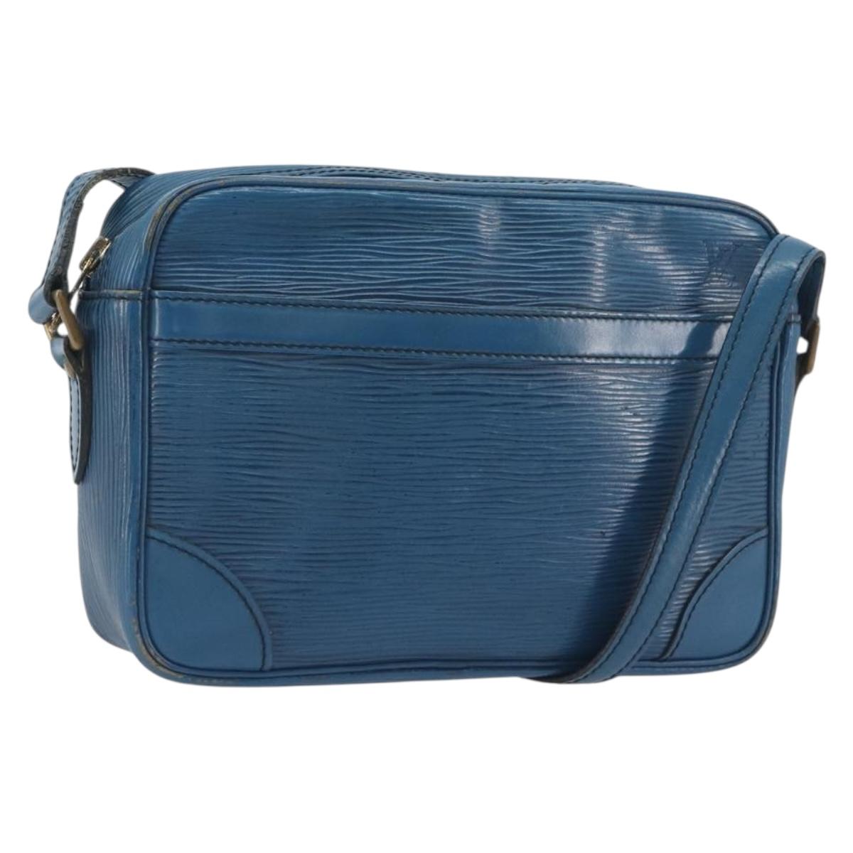 LOUIS VUITTON Epi Trocadero 23 Shoulder Bag Blue M52305 LV Auth 196384
