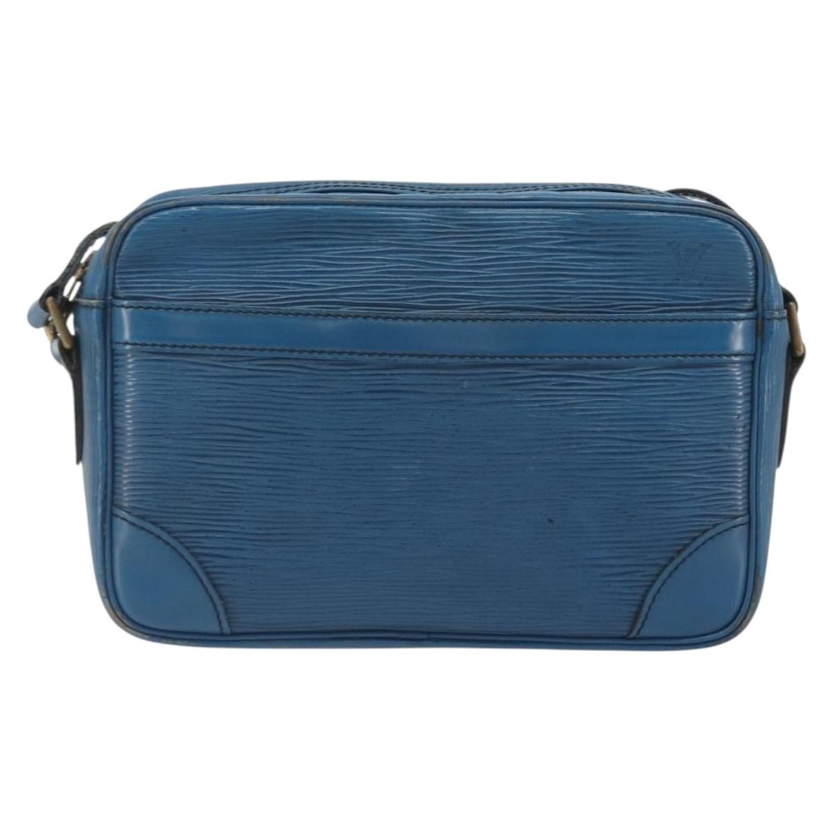 LOUIS VUITTON Epi Trocadero 23 Shoulder Bag Blue M52305 LV Auth 196384