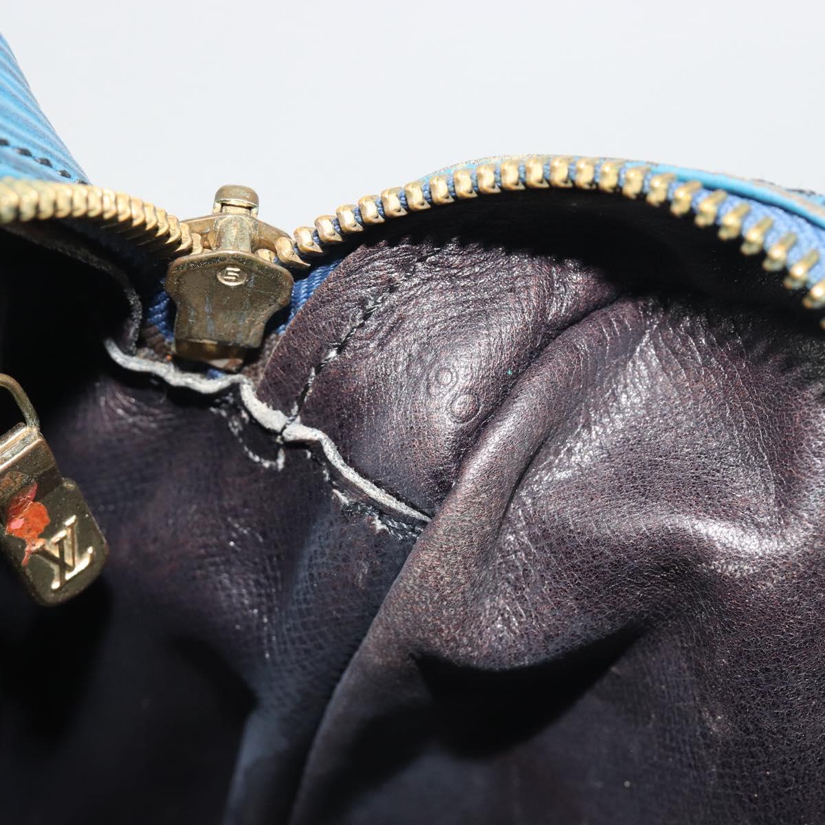LOUIS VUITTON Epi Trocadero 23 Shoulder Bag Blue M52305 LV Auth 196384