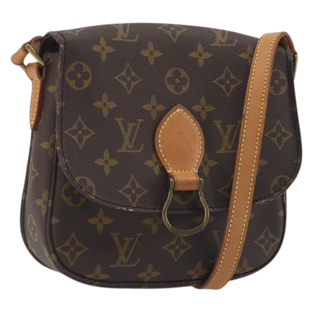 LOUIS VUITTON Monogram Saint Cloud MM Shoulder Bag M51243 LV Auth 196387A